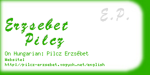 erzsebet pilcz business card